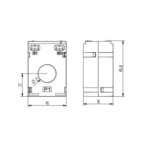 HYX Series HYX-20 Closed Type Current Transformer