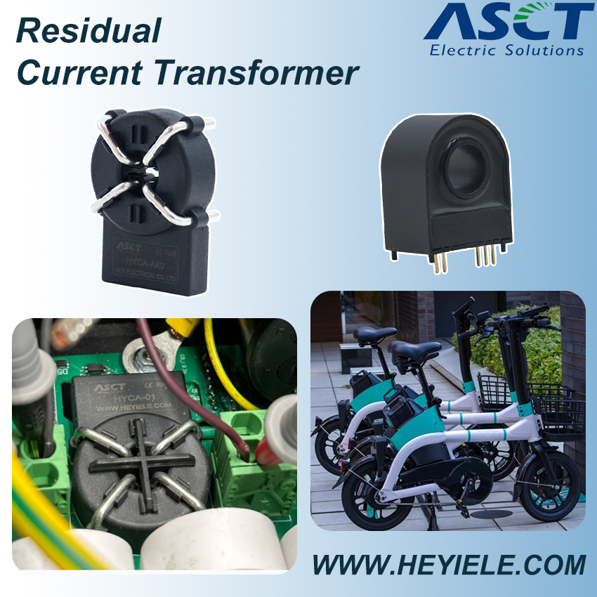 AC and DC leakage current transformer