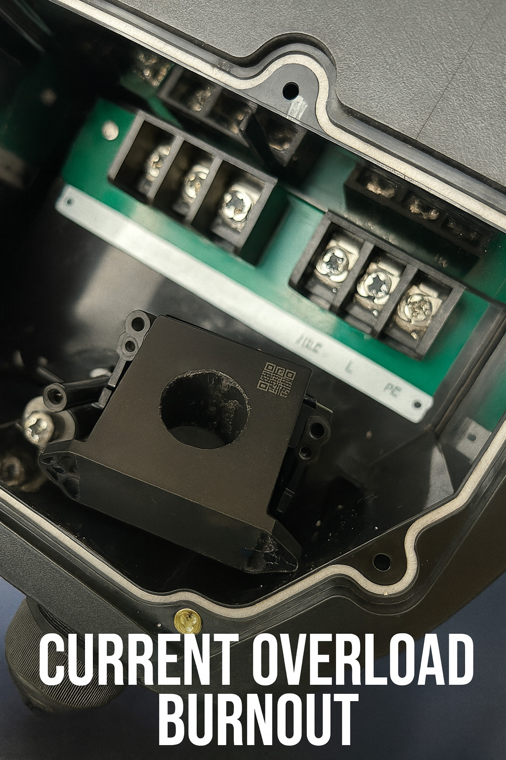 Leakage current sensor damaged 