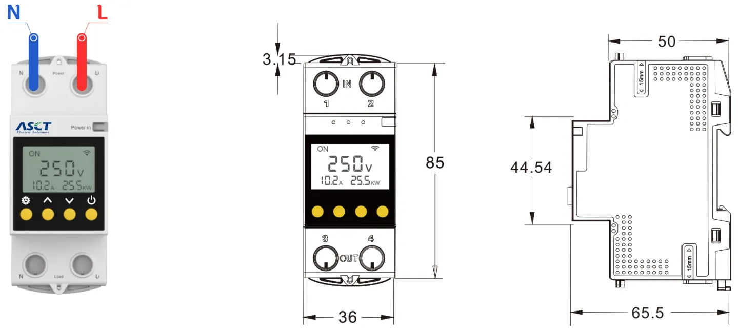 A1-R-V3 Single-phase intelligent relay switch-heyi A1-R-V3 Single-phase intelligent relay switch-heyi