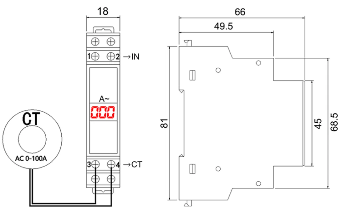KA-1P Overvoltage And Undervoltage Protector-heyi KA-1P Overvoltage And Undervoltage Protector-heyi