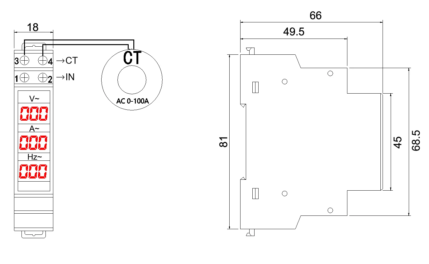 KVAHz-1P Overvoltage And Undervoltage Protector-heyi KVAHz-1P Overvoltage And Undervoltage Protector-heyi