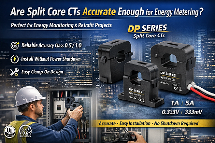 Are Split Core CTs Accurate Enough for Energy Metering? - heyi