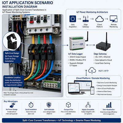 How Do Split-Core Current Transformers Improve Power Monitoring? - heyi